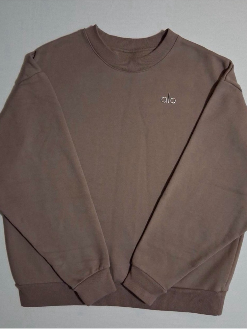 Alo women’s Crewneck Sweatshirt in Brown